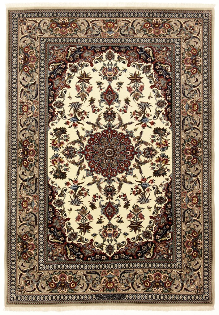 Isfahan Tappeto persiano 130x200 (Iran) Annodato A Mano