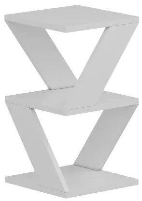 Tavolino ALBENI 50x30 cm bianco