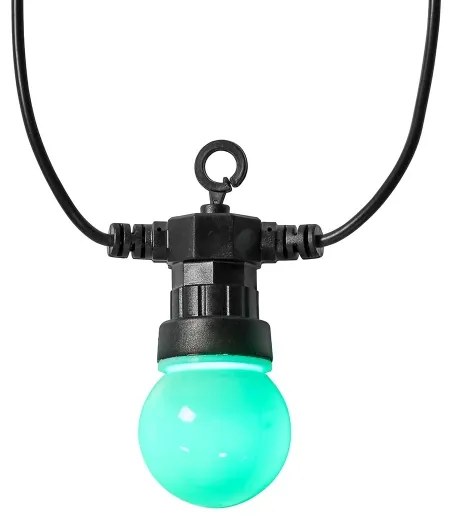 Nedis WIFILP03C10 - Catena decorativa LED RGB 10xLED 12m IP65 Wi-Fi Tuya