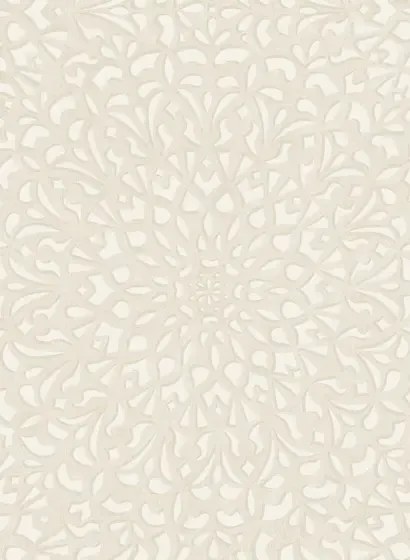 Gittertapete Medina von Cole & Son - Pearl & Parchment