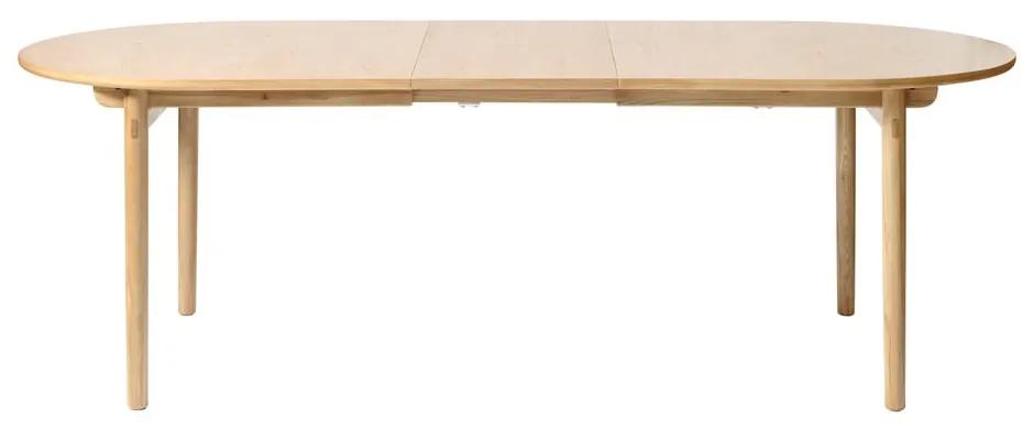 Tavolo da pranzo pieghevole in rovere decorato 100x190 cm Carno - Unique Furniture