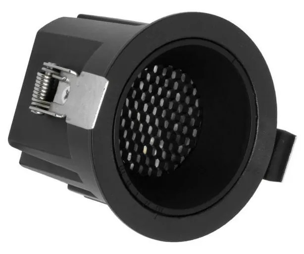 Faro da Incasso Nero 8W Foro Ø55mm CCT 15°-55° con driver Philips Colore Bianco Variabile CCT