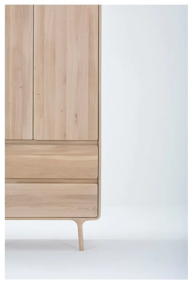 Armadio in rovere 90x200 cm Fawn - Gazzda