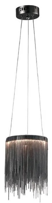 Lampadario LED a sospensione con filo CASCATA BLACK LED/18W/230V