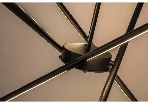 Rabalux 72338 - Lampadario LED a sospensione con filo HENLI2 LED/40W/230V 3000K nero