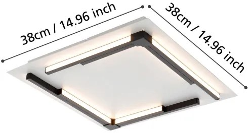 Eglo 900329 - Lampada da soffitto dimmerabile ZAMPOTE LED/25W/230V