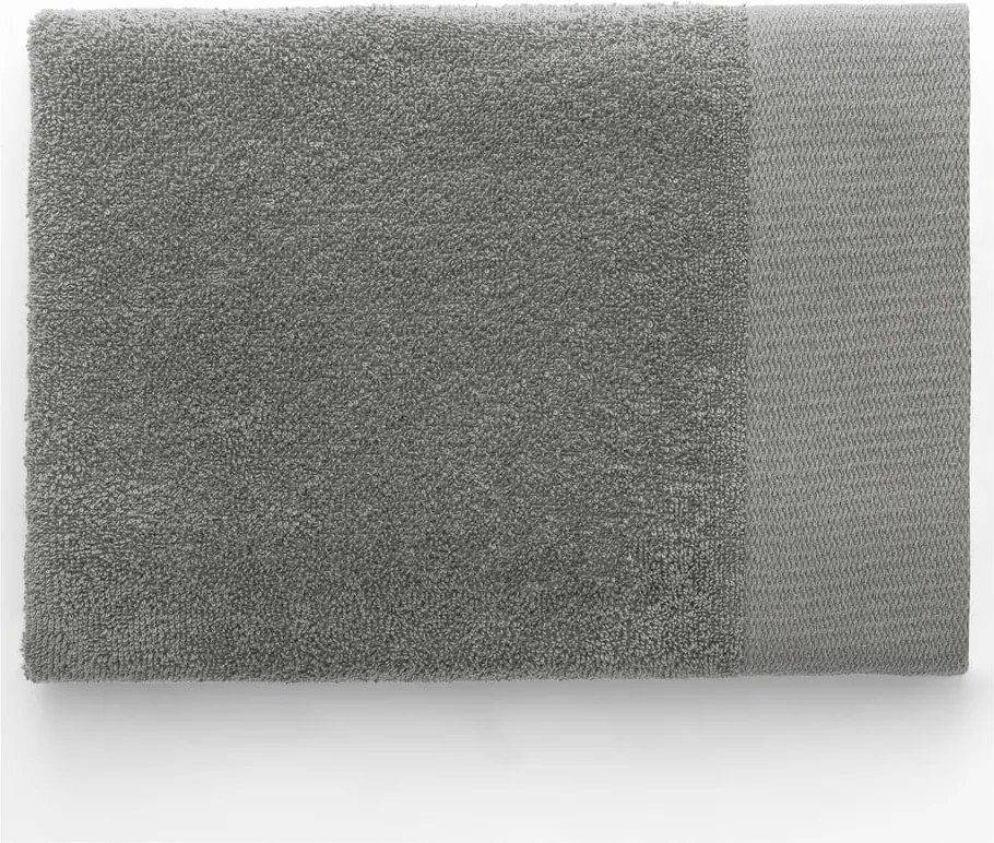 Asciugamano tipo terry grigio in cotone 70x140 cm Amari – Restilo