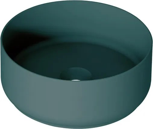 Lavabo da appoggio Kyoto tondo in ceramica verde L36H12