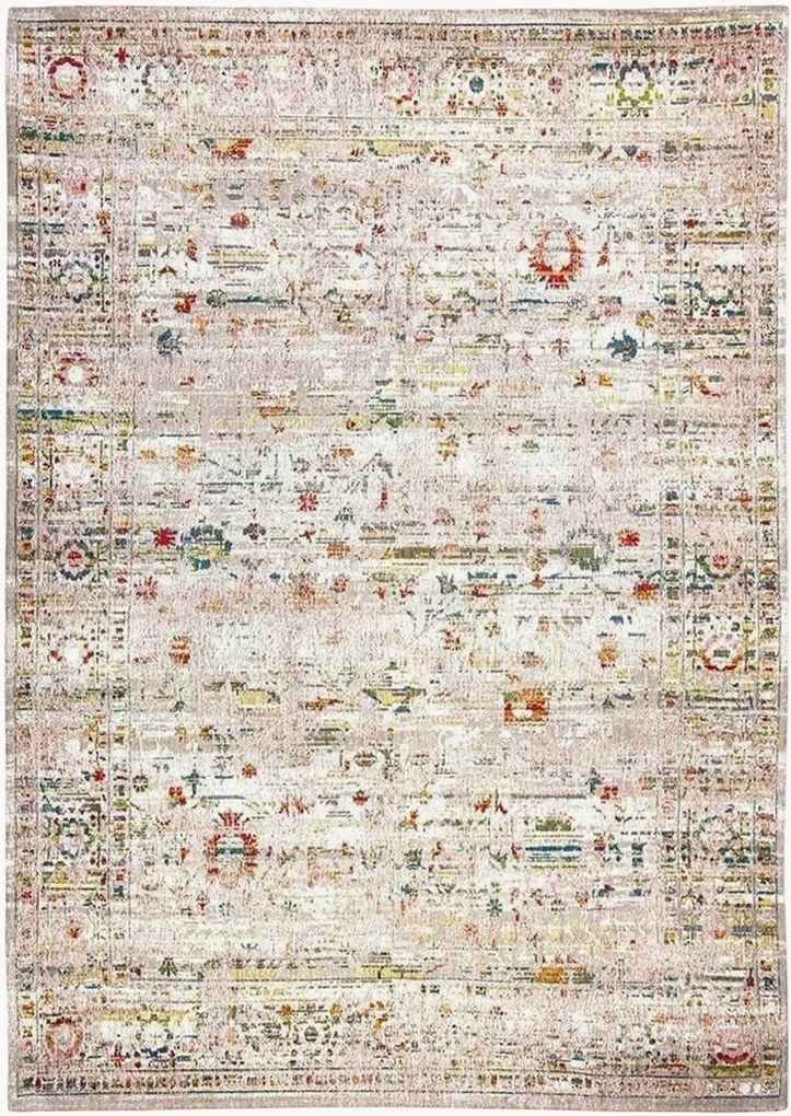 Tappeto jacquard lavabile da interno-esterno Ushak