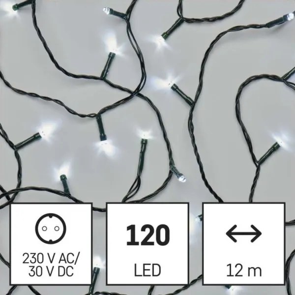 Catena luminosa LED da esterno 120xLED/17m IP44 bianco freddo
