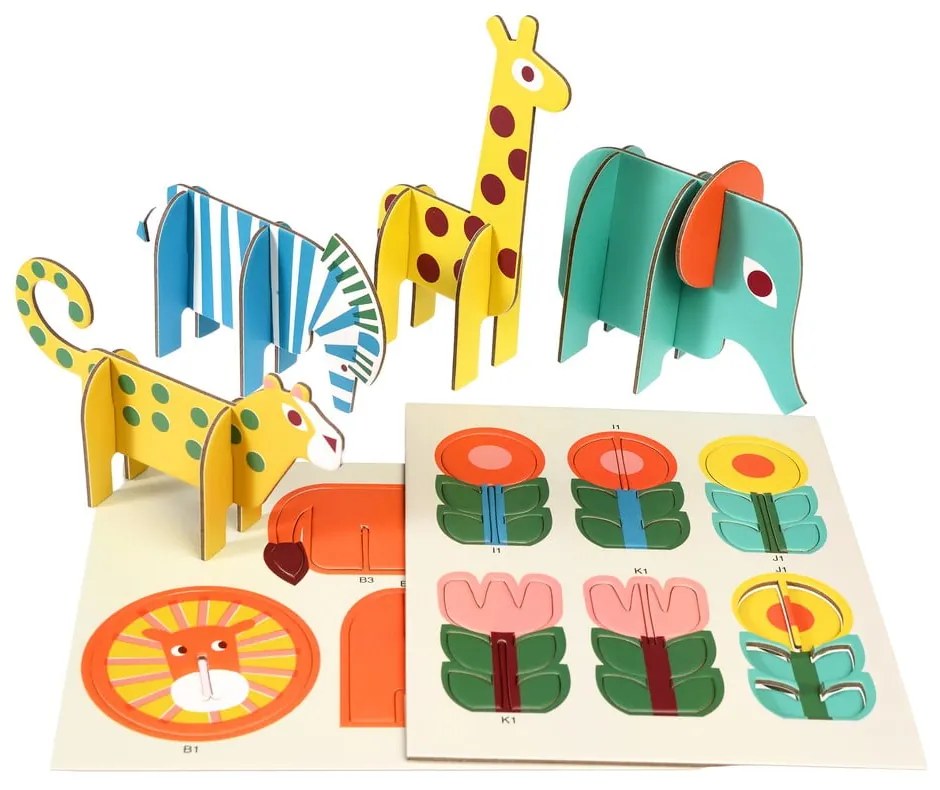 Gioco pieghevole in legno Wild Wonders - Rex London