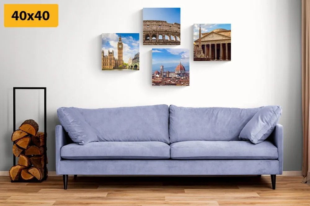 Set di quadri – Città abbaglianti