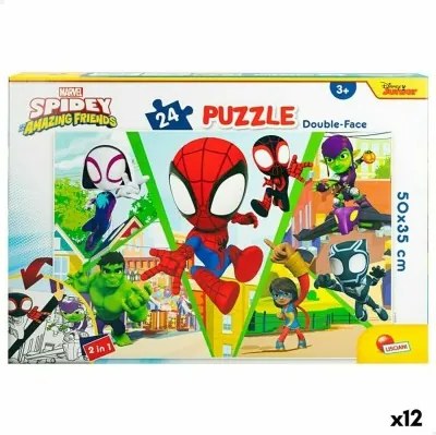 Puzzle per Bambini Spidey Spidey 24 Pezzi 12 Unità