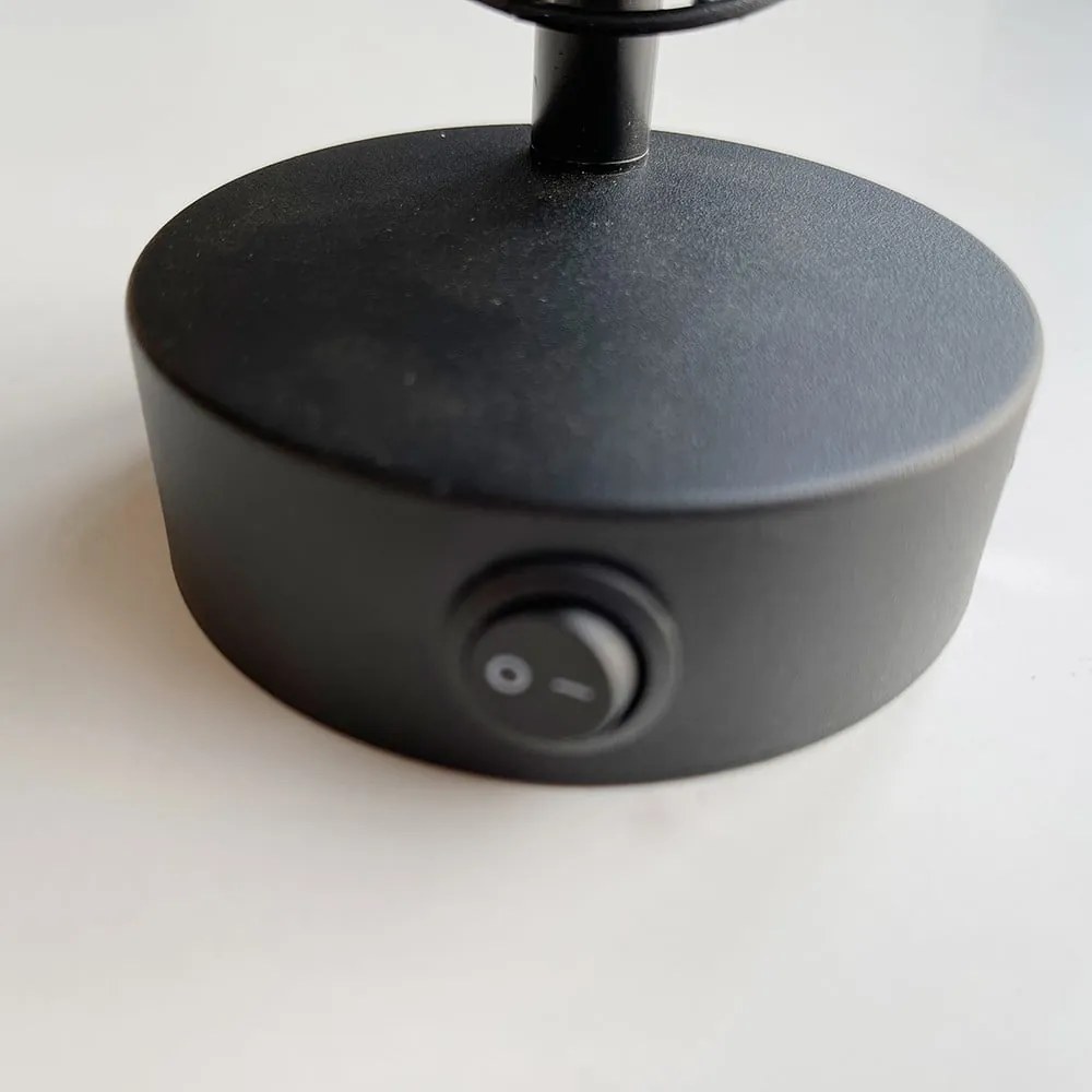 Lampada da parete nera Straw – Fischer & Honsel