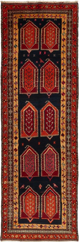 Meshkin Tappeto 360x120 (Iran) Annodato A Mano