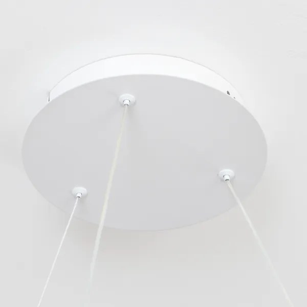 Brilagi - Lampada a sospensione dimmerabile su cavo FALCON II LED/99W/230V Ø 60 cm bianco + telecomando