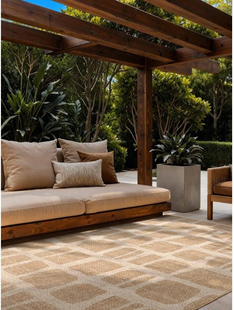 Tappeto da interno/esterno color crema/di colore naturale 120x170 cm Haringey Ruskin – Ted Baker