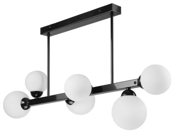 Lampadario on a pole ASTRO 6xG9/5W/230V nero