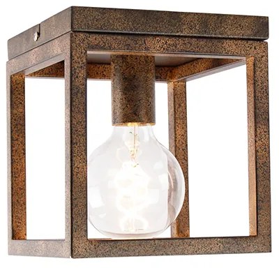 Plafoniera industriale ruggine - Cage