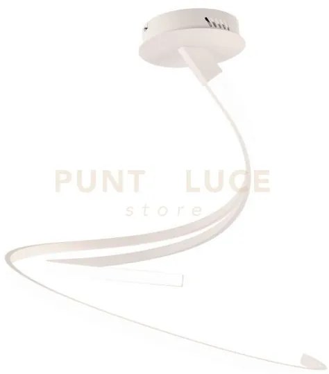 Lampadario a soffitto led kinetic bianca 40w 5440lm cct 3000k 4000k...