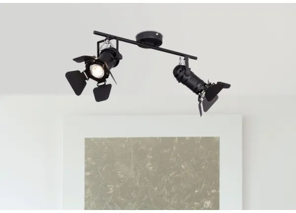 Globo 54650-2B - Faretto EGON 2xGU10/50W/230V