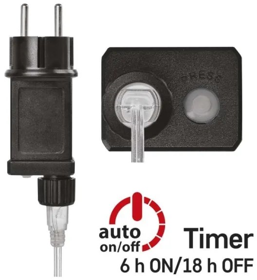 Catena luminosa da esterno a LED 40 LED, 9 m, IP44, bianco freddo