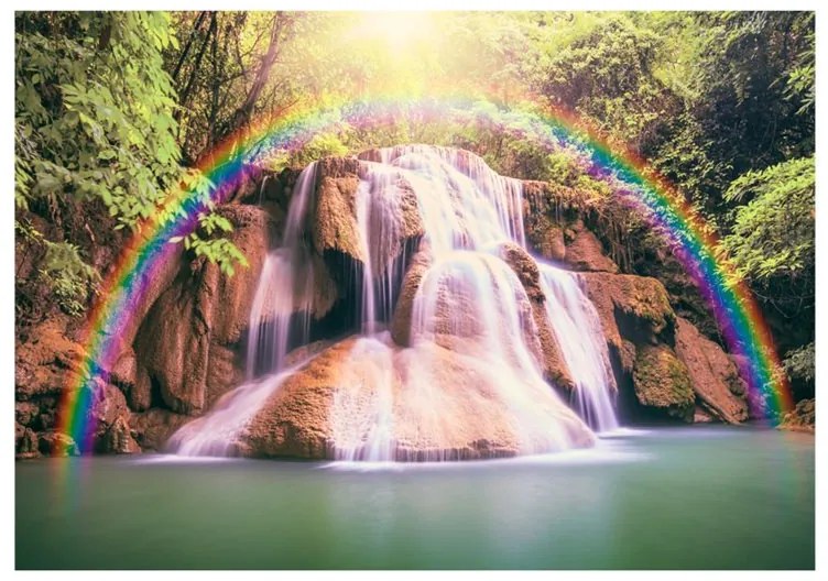 Fotomurale  Magical Waterfall  Colore Marrone, Dimensioni e Misure 100x70