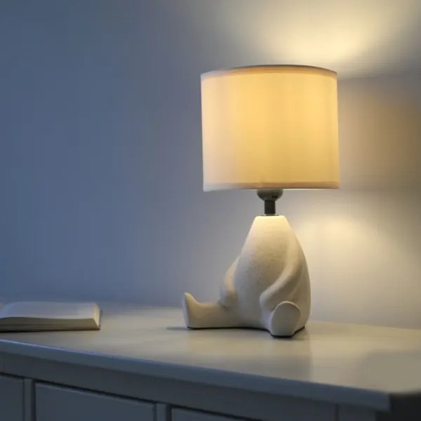 JUST LIGHT. 14190-39 - Lampada da tavolo TED 1xE27/25W/230V beige