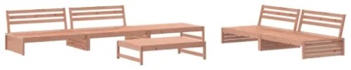 Set Salotto da Giardino 6 pz in Legno Massello di Douglas