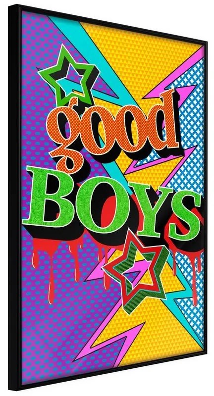 Poster  Good Boys  Cornice Quadri Cornice nera, Larghezza x Altezza Home decor 20x30