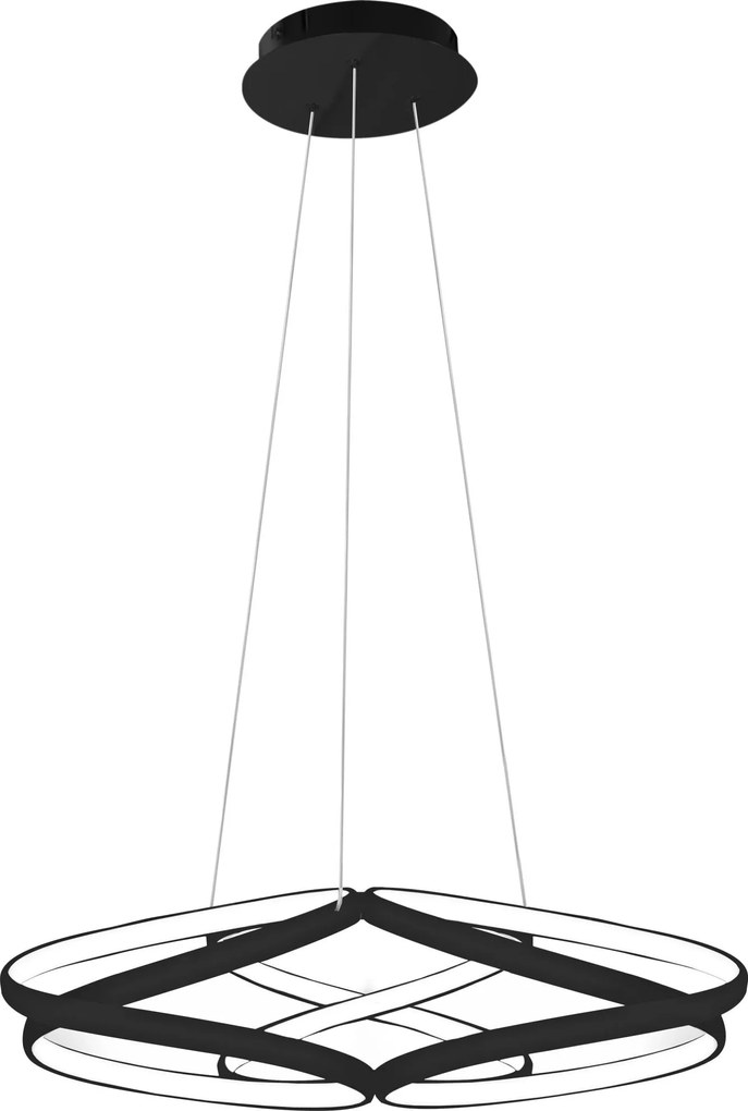 Lampada LED APP793-CP BLACK FLAT