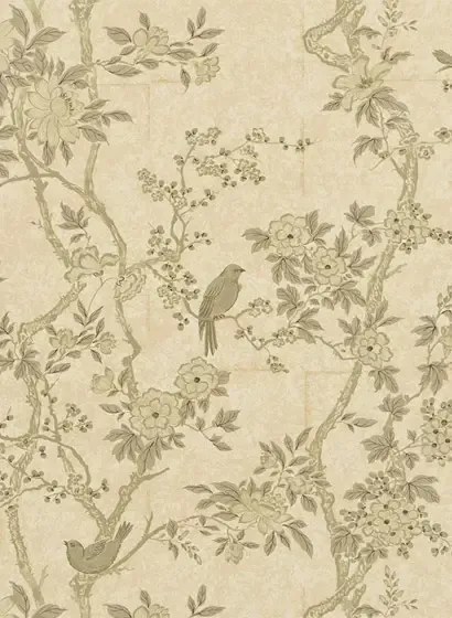 Ralph Lauren Carta da parati Marlowe Floral - Mother of Pearl
