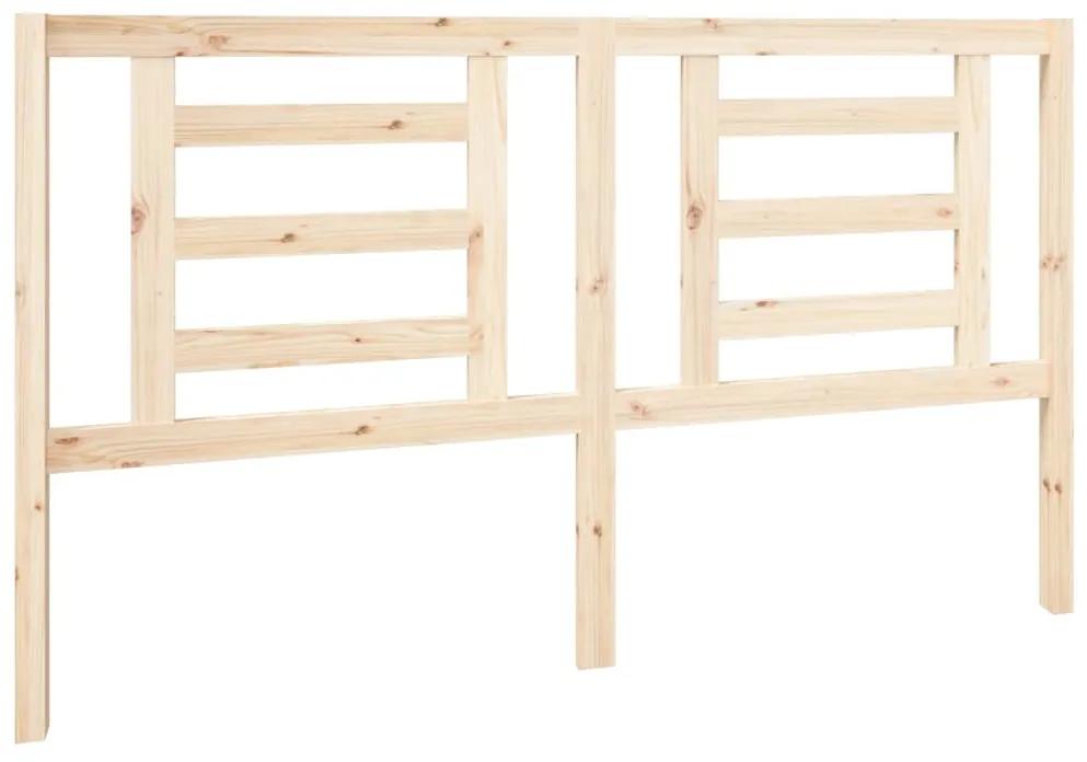 Testiera per letto 166x4x100 cm in legno massello di pino