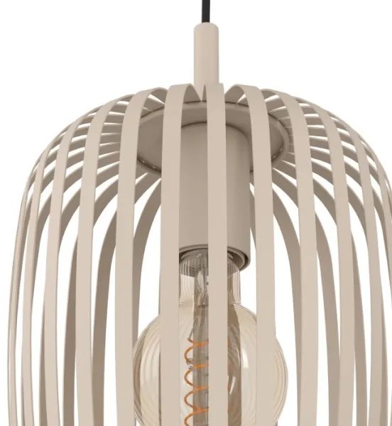 Eglo 900687 - Lampadario a sospensione con filo ROMAZZINA 3xE27/40W/230V beige