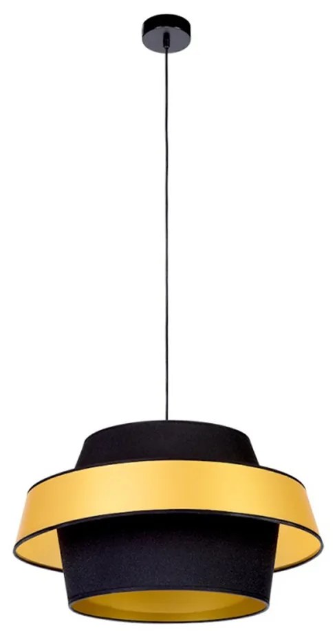 Spot-Light 150109104 - Lampadario a cavo PRETO GOLD 1xE27/60W/230V