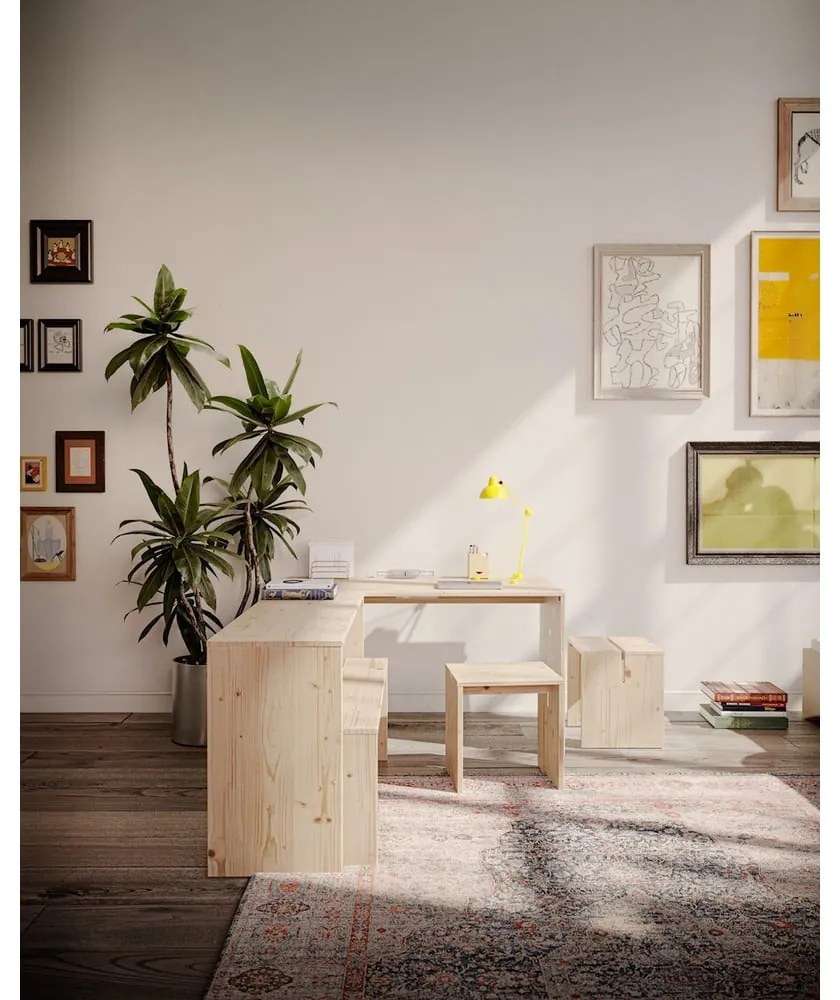 Tavolo da pranzo in pino massiccio 79x124 cm Join-In – Karup Design