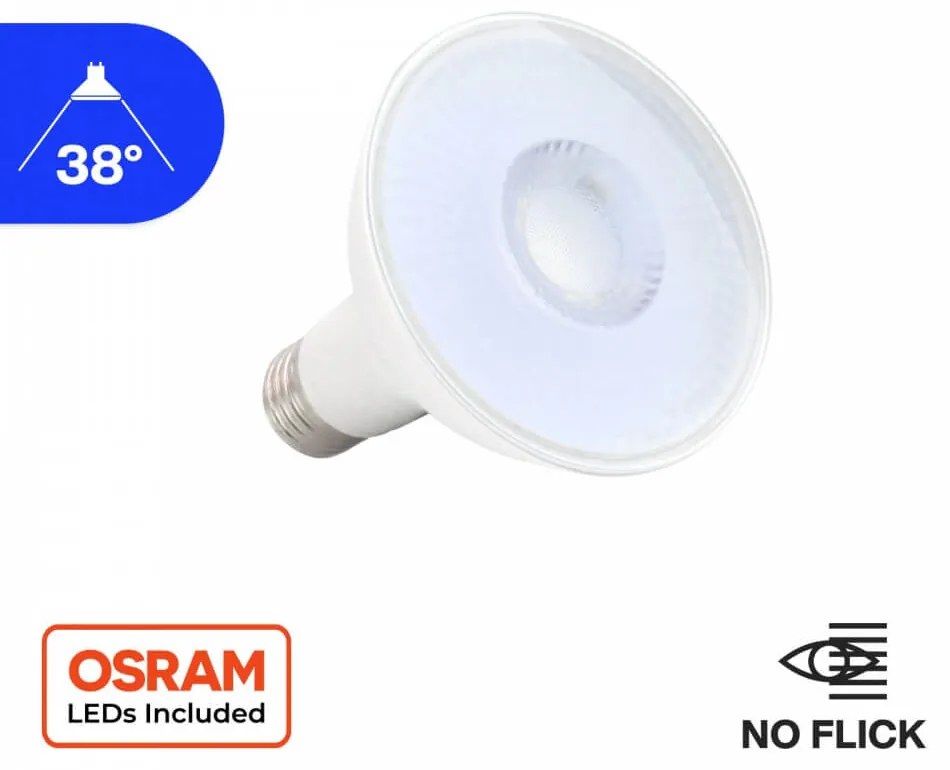 Lampada LED PAR30 12W, 38° Colore Bianco Freddo 6.000K