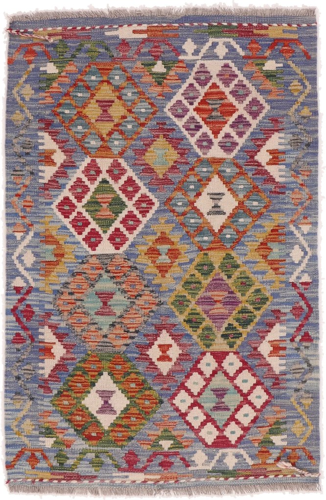 Kilim Tappeto 130x80 (Afghanistan) Tessuto A Mano