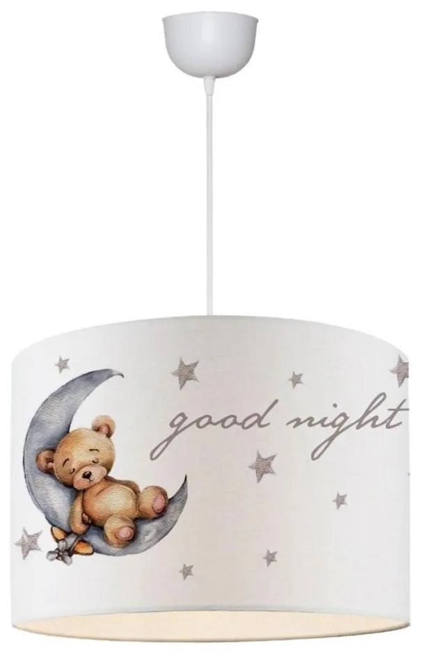 Lampadario per cameretta CANDY 1xE27/40W/230V bianco/marrone