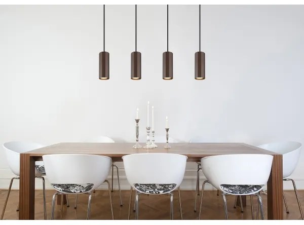 Globo 57919-4H - Lampadario a sospensione con filo JAMES 4xGU10/25W/230V