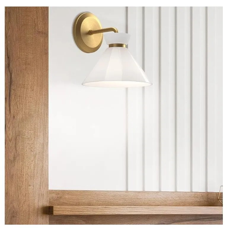 Alora Mood ALM-HALSTON-1WB-GD - Lampada da parete HALSTON 1xE14/40W/230V oro