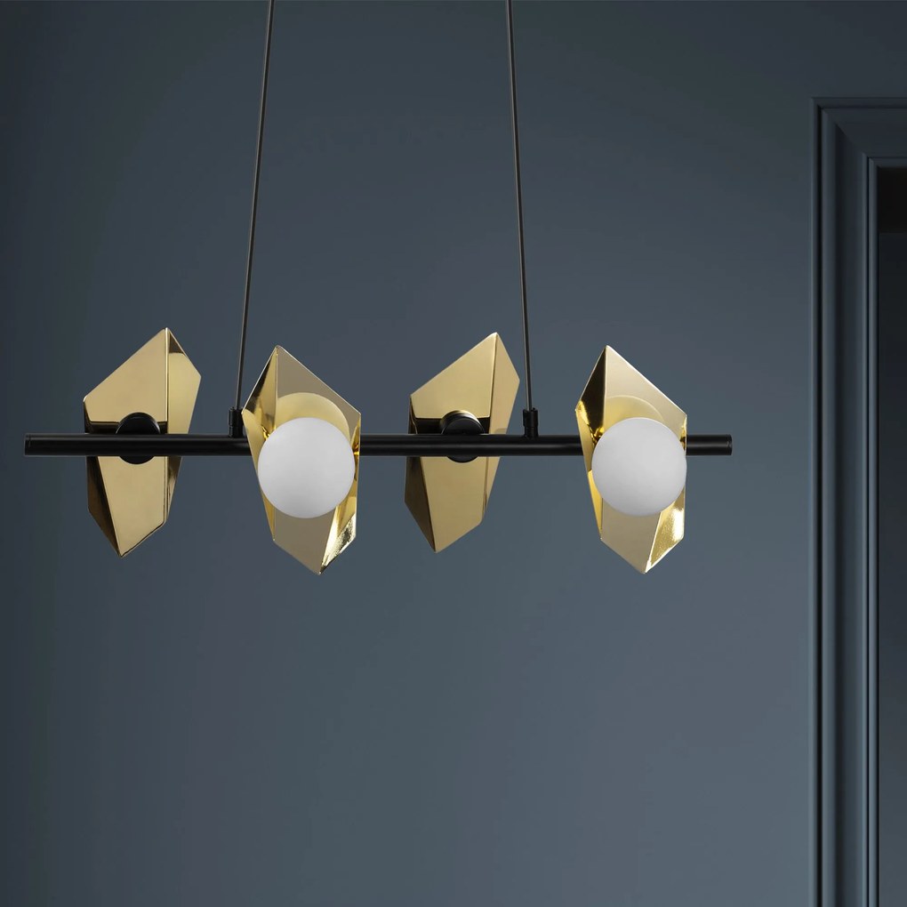 Lampada da soffitto APP1412-CP BLACK GOLD