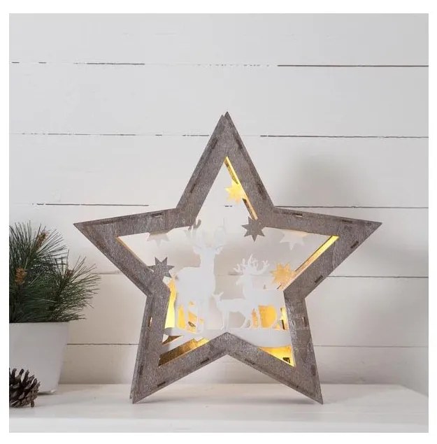 Eglo 410414 - Decorazione LED natalizia FAUNA 10xLED/0,03W/2xAA