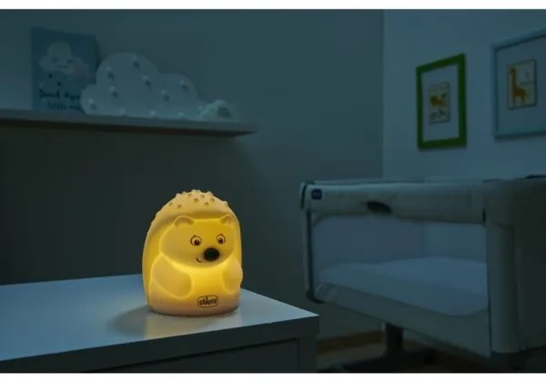 Chicco - Lampada da notte per bambini SWEET LIGHTS riccio