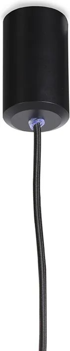 Lampada a sospensione di design nera con sorgente luminosa WiFi GU10 - Tuba Small