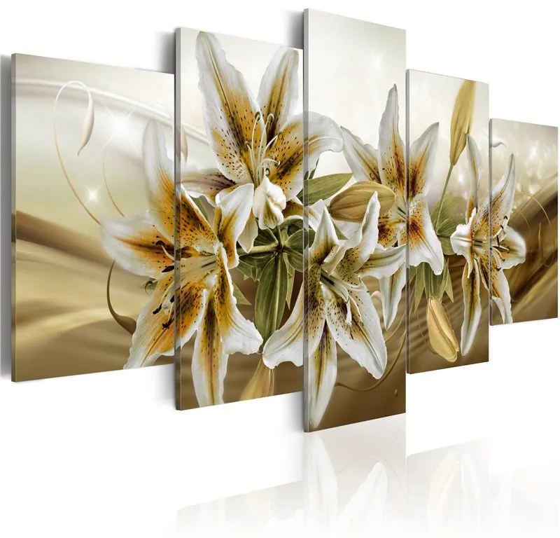 Quadro Desert Bouquet  Colore Bianco, Dimensioni e Misure 100x50