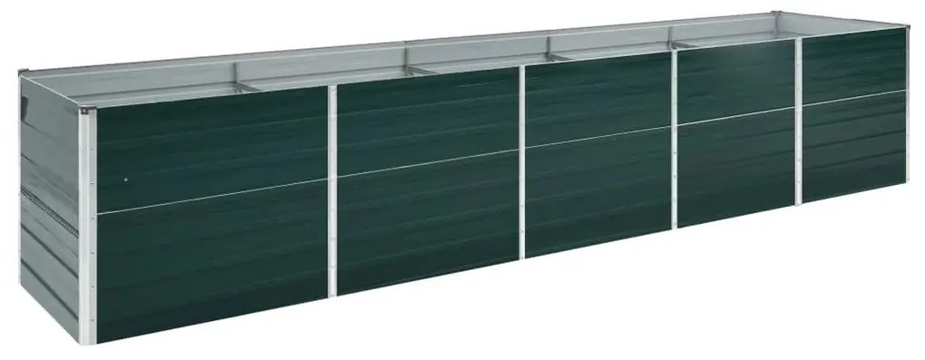 Letto Rialzato İn Acciaio Zincato 400x80x45 Cm Verde /