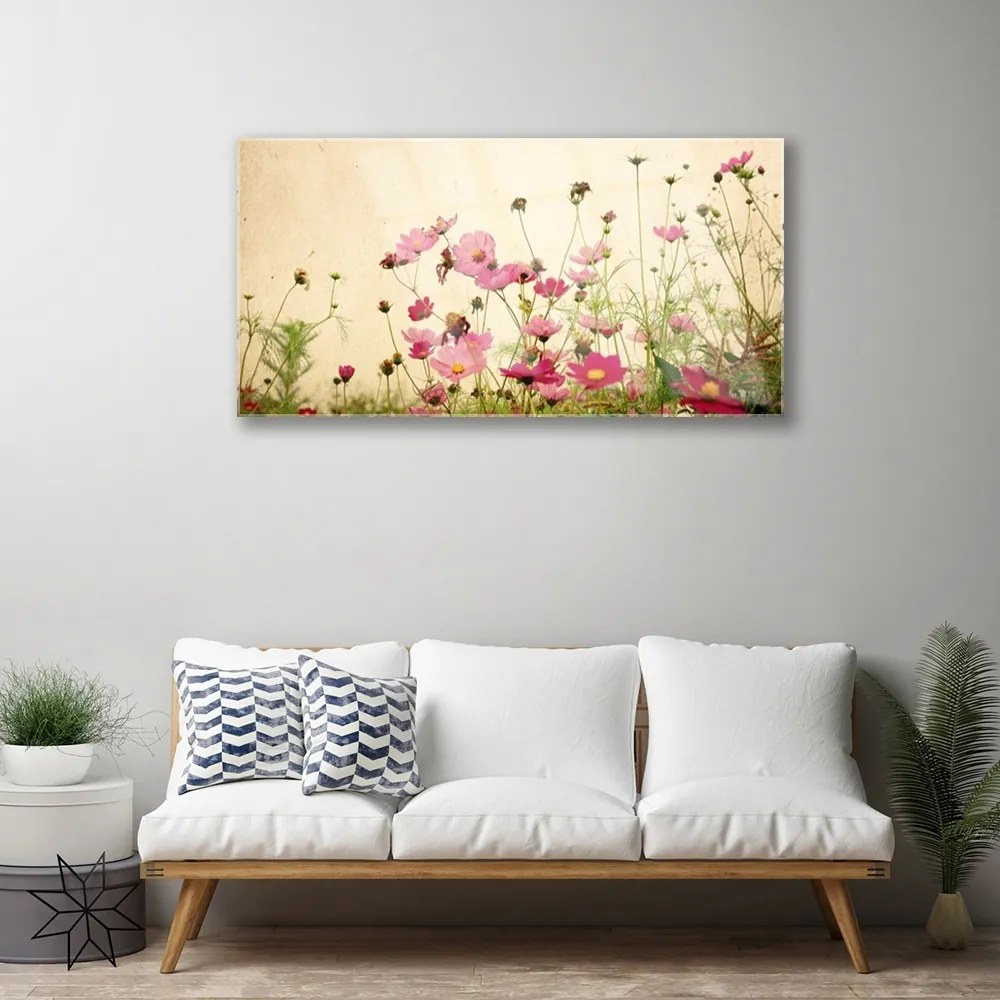 Quadro in vetro acrilico Fiori, piante, natura 100x50 cm