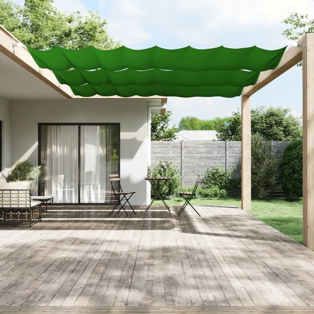 Paravento Verticale Verde Chiaro 140x360 Cm İn Tessuto Oxford /
