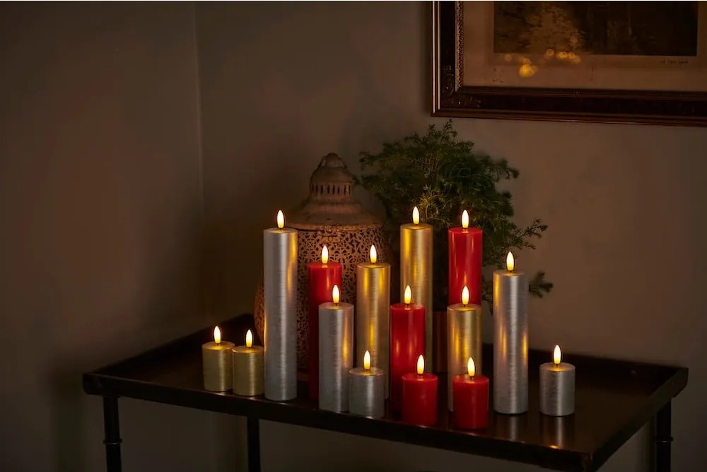 Candela a LED (altezza totale 15 cm) Sille – Sirius